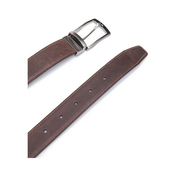 Usnjeni pas rjavo zelene barve, 125 cm-image-1