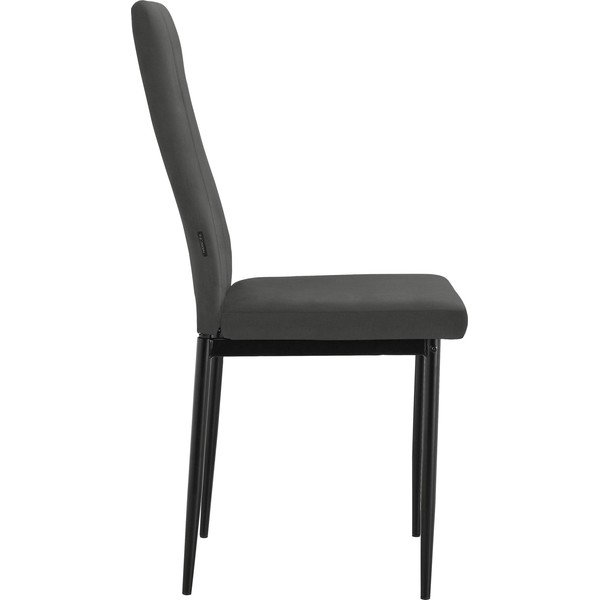 Črn jedilni stol iz umetnega usnja Kelly – Støraa-image-2