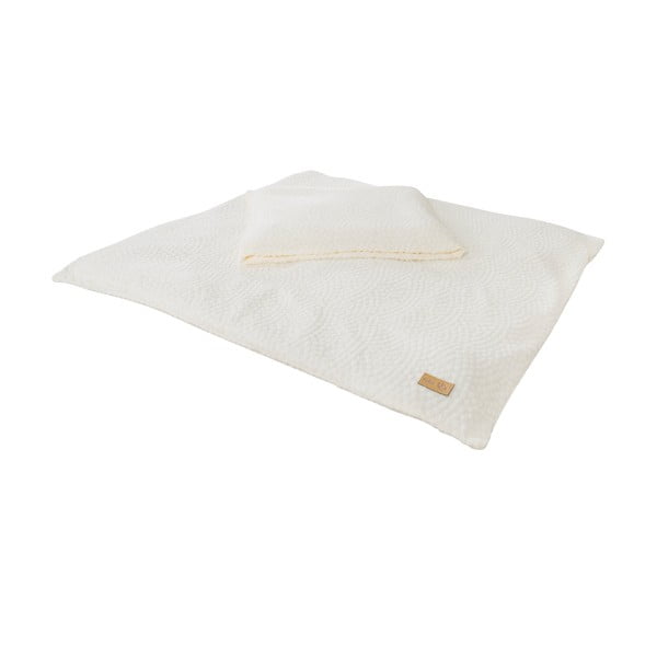 Kremno bela otroška posteljnina za otroško posteljico 80x80 cm Seashells – Roba-image-2