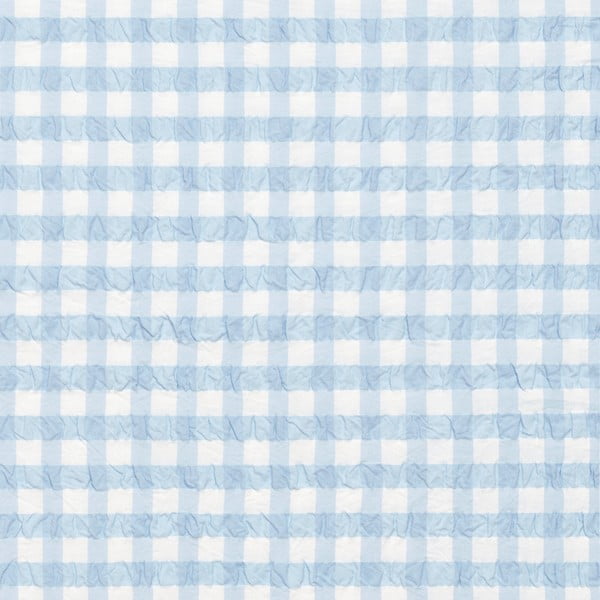 Bela/svetlo modra posteljnina iz krepa 140x200 cm Bæk&Bølge – JUNA-image-2