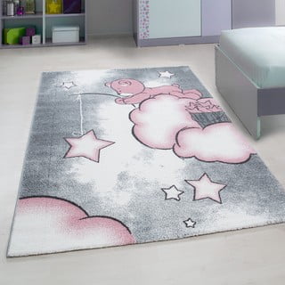 Rožnata-siva otroška preproga 140x200 cm Kids – Ayyildiz Carpets