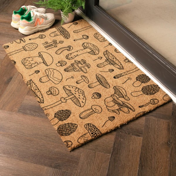 Predpražnik iz kokosovih vlaken 40x60 cm Mushrooms – Artsy Doormats-image-1