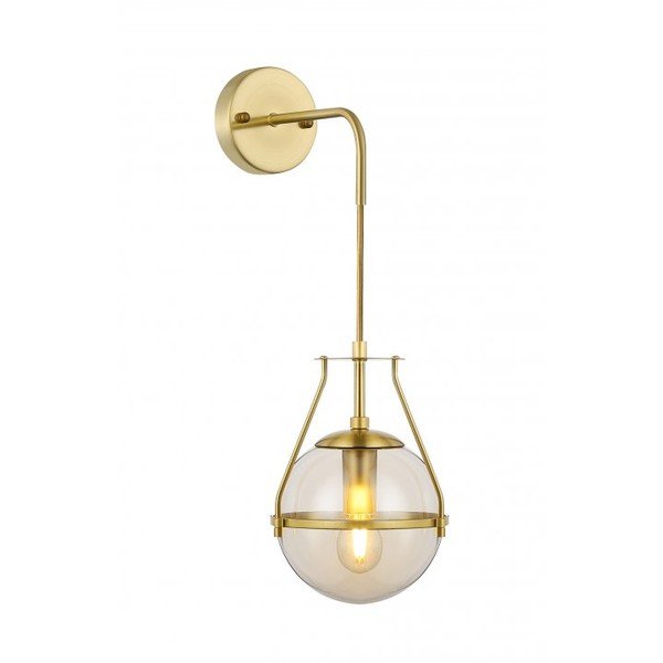 Stenska svetilka v zlati barvi ø 16 cm Drop – GTV