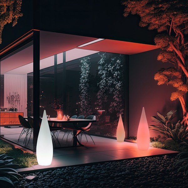 Zunanja svetilka z daljinskim upravljalnikom ø 37 cm Palmas – Reality-image-1