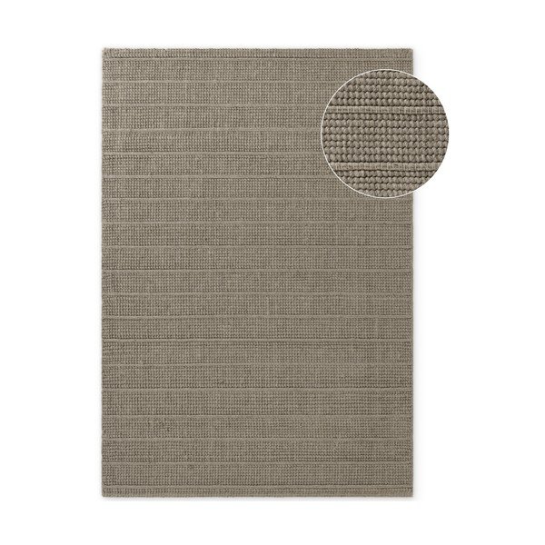 Siva ročno tkana volnena preproga 200x300 cm Camden Parker – Ted Baker