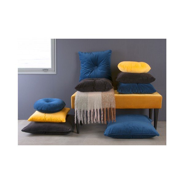 Rumena klop z žametnim oblazinjenjem Leitmotiv Luxury-image-3