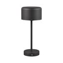 Mat črna LED zatemnitvena namizna svetilka (višina 30 cm) Jeff – Reality