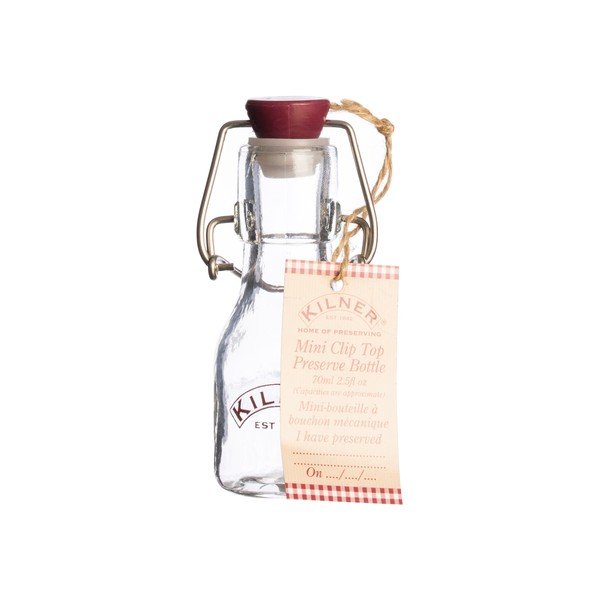 Mini steklenička za prevezo s Kilnerjevo sponko, 70 ml-image-1