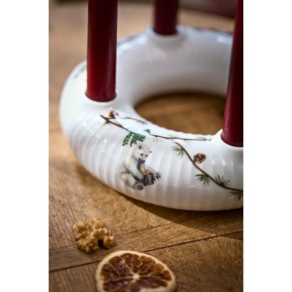 Porcelanast adventni svečnik z božičnim motivom Hammershøi Christmas – Kähler Design-image-4