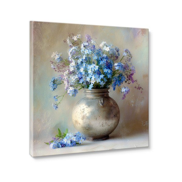 Tiskana slika na platnu 32x32 cm Forget-me-not – Styler-image-4