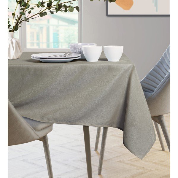 AmeliaHome Okrogli namizni prt Empire Cappuccino, ⌀ 140 cm-image-3