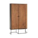 Komoda iz masivnega manga v naravni barvi 100x165x40 cm Curve – MOME