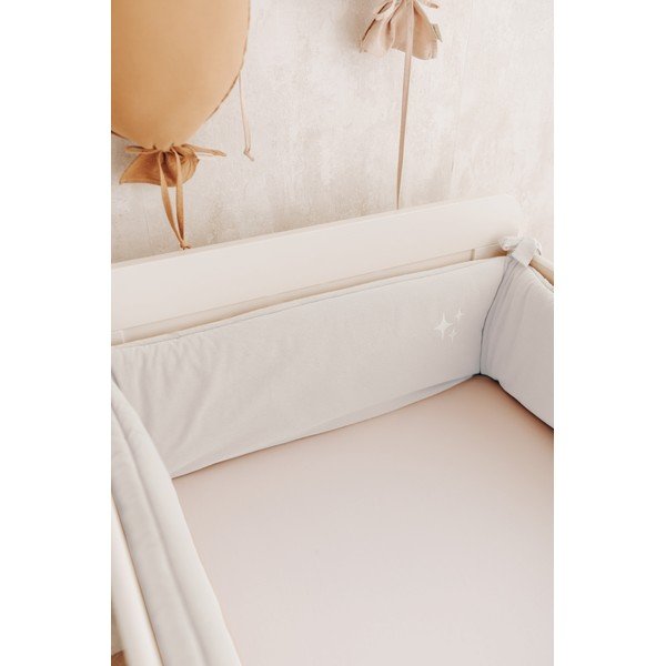 Zaščitna obroba za posteljico 180 cm Stars – Malomi Kids-image-1