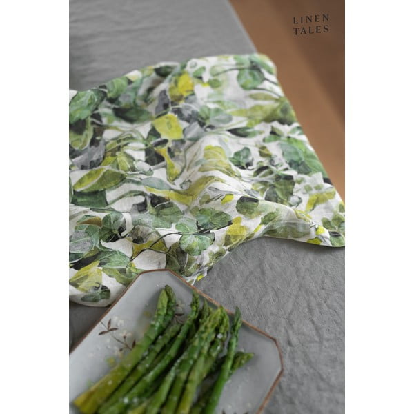 Lanen namizni tekač 40x200 cm Lotus – Linen Tales-image-1