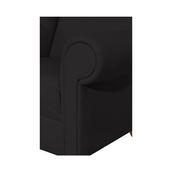 Črni fotelj Max Winzer Monarch Black-image-4
