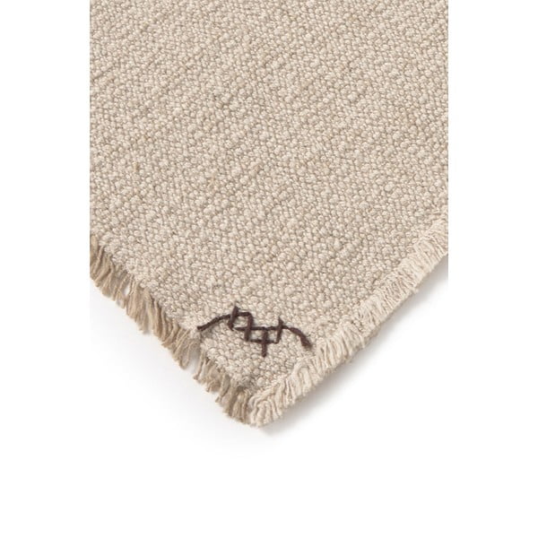 Kremno bela bombažna odeja 130x180 cm Handloom – Lorena Canals-image-4