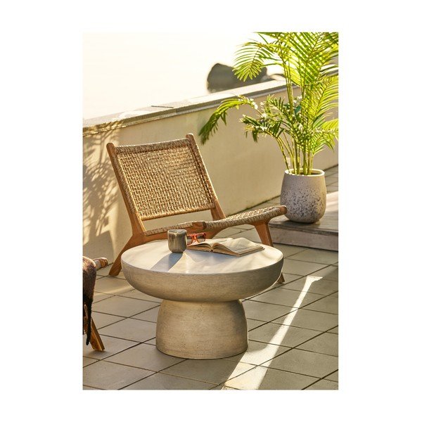 Keramična okrogla vrtna klubska mizica ø 60 cm Bonnet – House Nordic-image-1