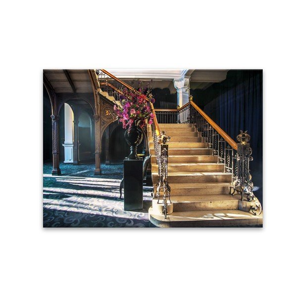 Slika Styler Glas Modern Blue Curta, 80 x 120 cm