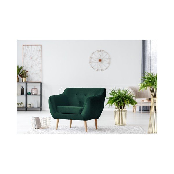 Zelen fotelj Mazzini Sofas Amelie-image-3