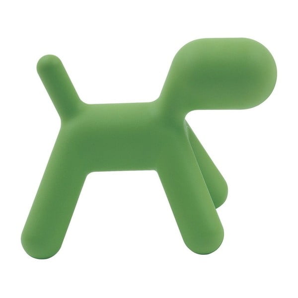 Magis Puppy zeleni otroški stolček v obliki psa, višina 34,5 cm