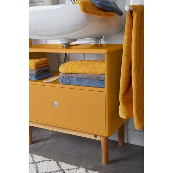 Gorčično rumena omarica za pod umivalnik 66x45 cm Color Bath – Tom Tailor-image-1
