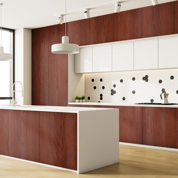 Nalepka za pohištvo 200x60 cm Dark Walnut Wood - Ambiance-image-3