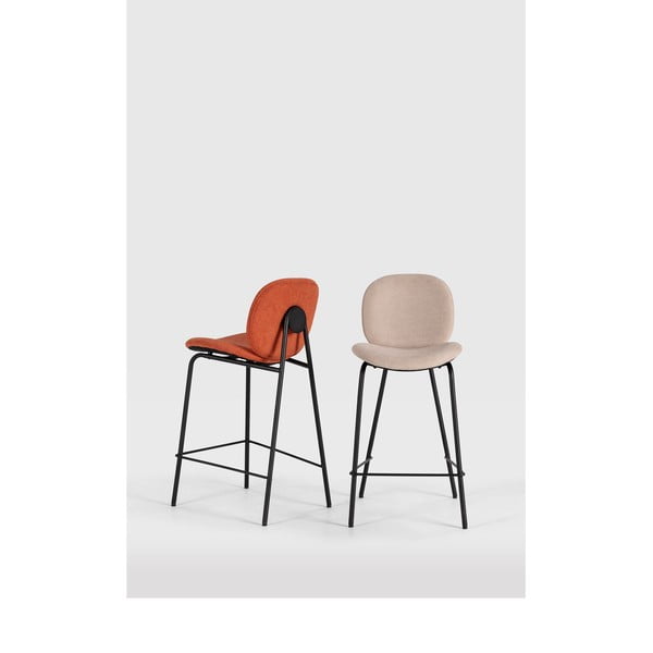 Bež barski stoli v kompletu 2 ks (višina sedeža 65 cm) Cori – Marckeric-image-1