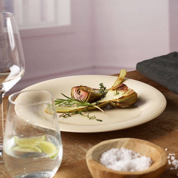 Belo-bež porcelanast krožnik Villeroy & Boch Like Color Loop , ø 28,5 cm-image-1