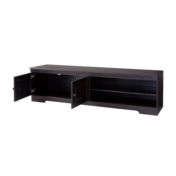 Rjava TV omarica iz masivnega bora 45x44 cm Cubrix – Støraa-image-1