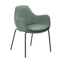 Svetlo zelen fotelj iz tkanine bouclé Zimmer – DAN-FORM Denmark