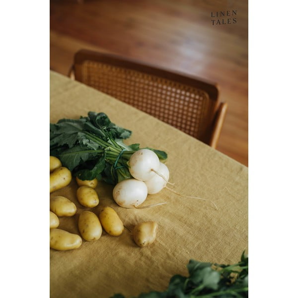 Lanen namizni prt 140x140 cm – Linen Tales-image-3