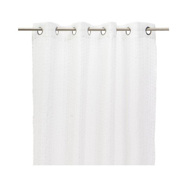 Bela prosojna zavesa 140x260 cm Vertical Thread – Casa Selección