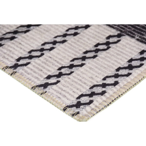 Siva pralna preproga 80x50 cm - Vitaus-image-2