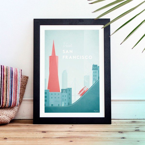 Plakat Travelposter San Francisco, 30 x 40 cm-image-1