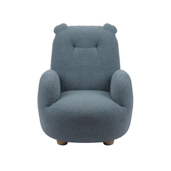 Moder otroški fotelj iz tkanine bouclé Rocky – Vipack-image-2