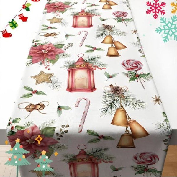 Namizni tekač z božičnim motivom 45x140 cm Merry Christmas – Mila Home-image-2