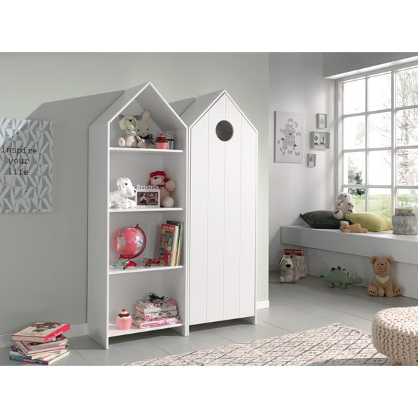 Bela odprta otroška garderobna omara 115x171,5 cm CASAMI – Vipack-image-1