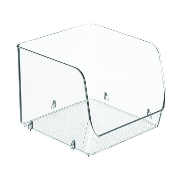 Prozorna škatla za shranjevanje iDesign, 15,8 x 15,2 cm