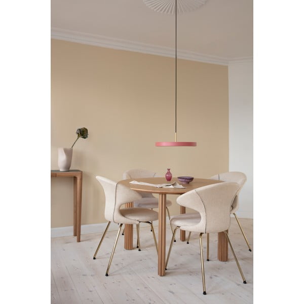 Rožnata LED viseča svetilka s kovinskim senčnikom ø 43 cm Asteria Medium – UMAGE-image-1