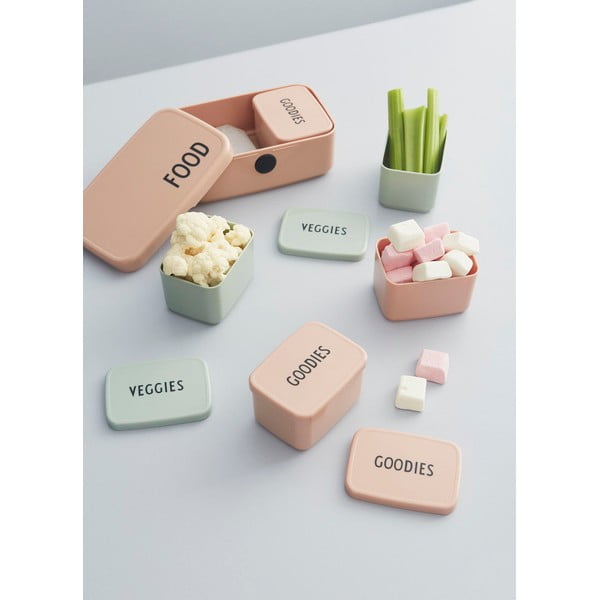 Roza škatla za prigrizke Design Letters Goodies, 8,2 x 6,8 cm-image-4