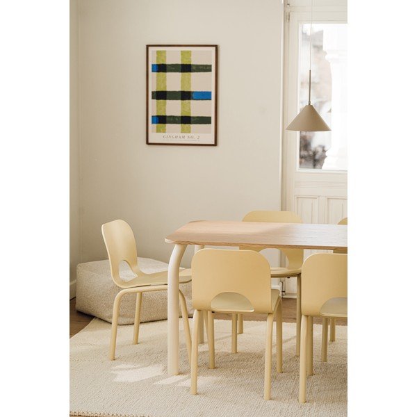 Jedilna miza z mizno ploščo v hrastovem dekorju 80x140 cm Meko – noo.ma-image-3