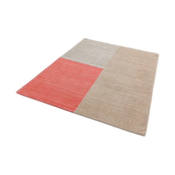 Bež-rožnata preproga Asiatic Carpets Blox, 160 x 230 cm-image-1