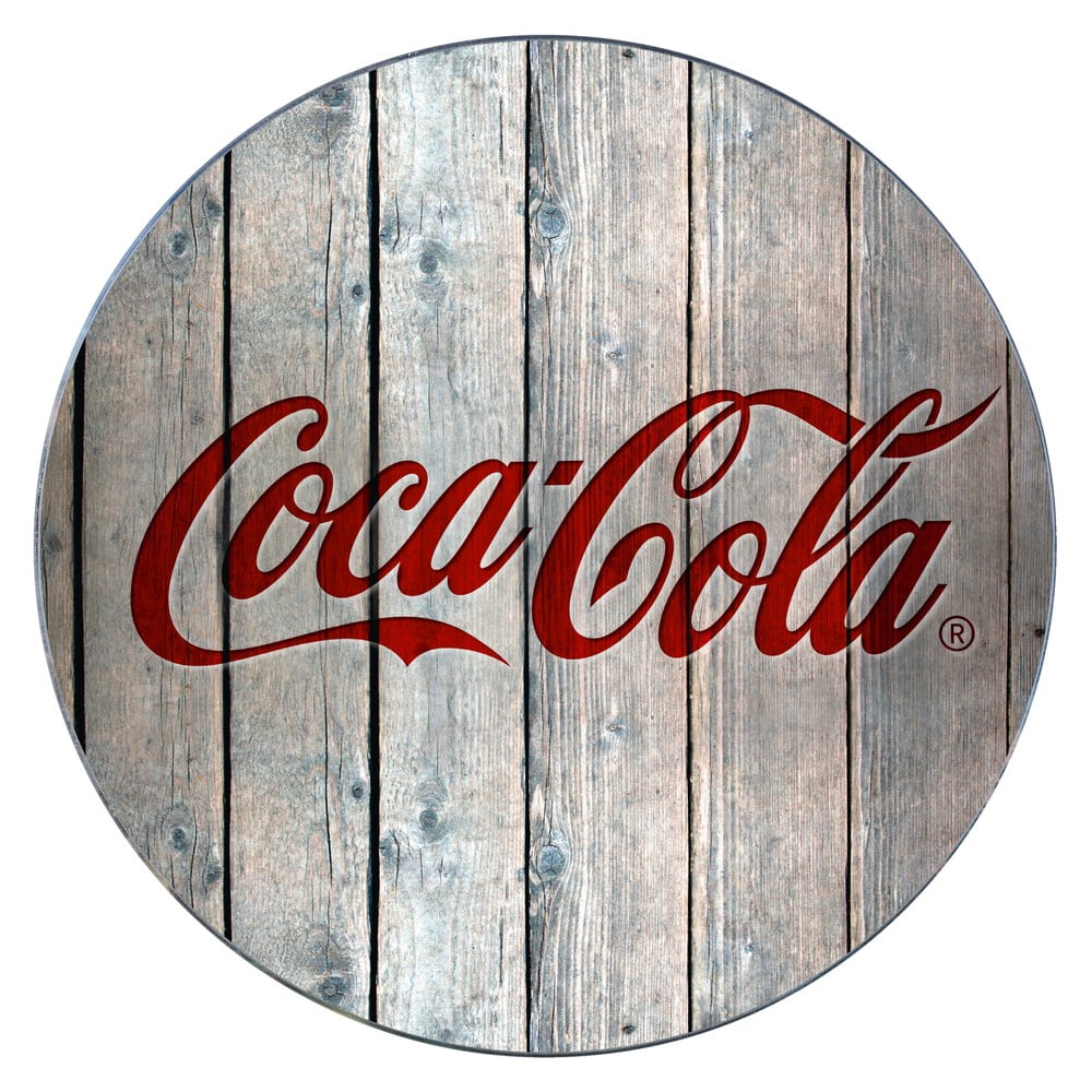 Steklena podloga za lonček Wenko Coca-Cola Les, ø 20 cm