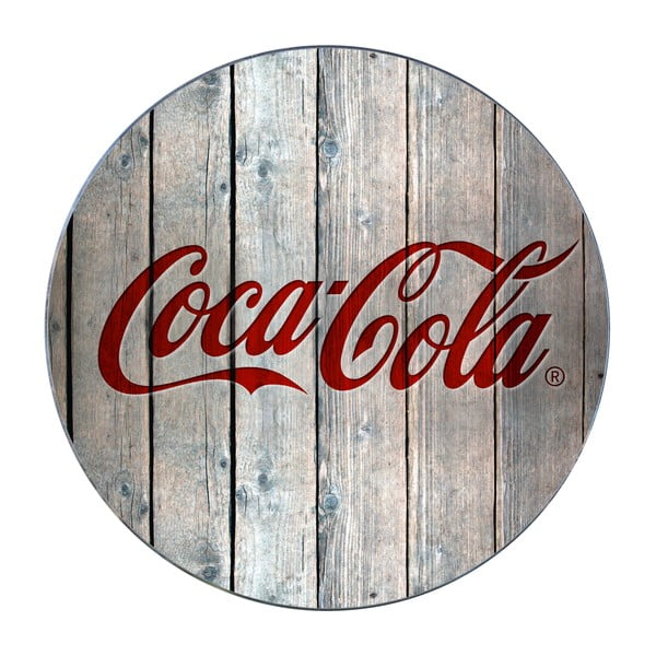 Steklena podloga za lonček Wenko Coca-Cola Les, ø 20 cm