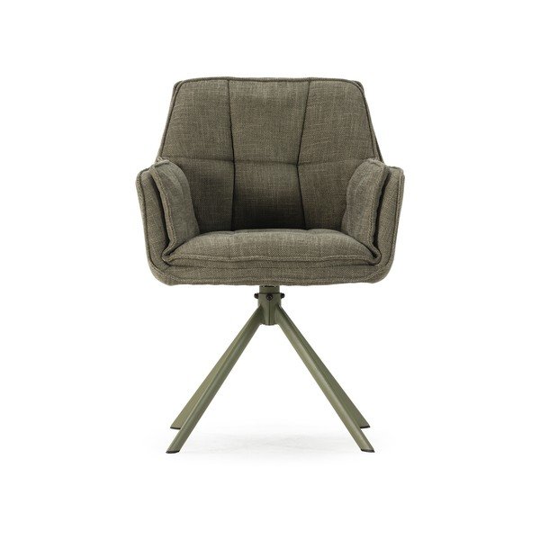 Zeleni oblazinjeni jedilni stoli v kompletu 2 ks Keiko – Marckeric-image-2