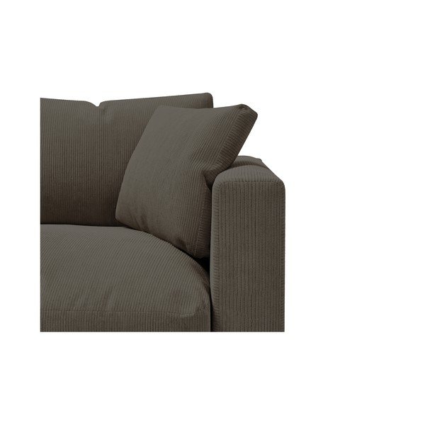 Temno siv žametni kavč 220 cm Comfy - Scandic-image-4