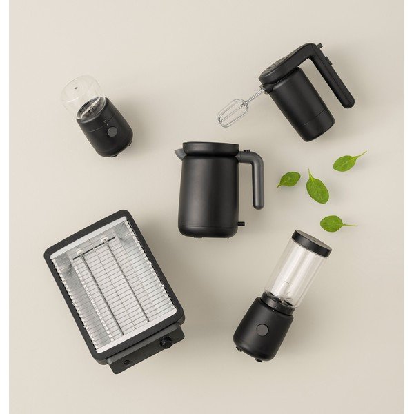 Črn plastičen ročni mešalnik Foodie – RIG-TIG-image-1