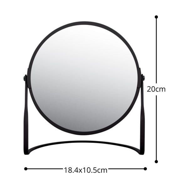 Kozmetično povečevalno ogledalo (5x povečava) ø 18 cm Akira – Spirella-image-3