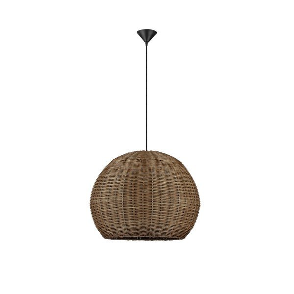 Viseča svetilka iz ratana v naravni barvi ø 39 cm Rielo – Nova Luce