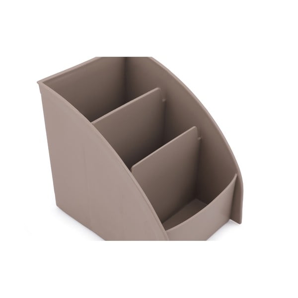 Bež plastičen kopalniški organizator za kozmetiko – Hermia-image-3